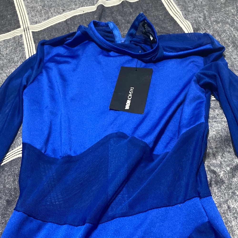 NWT fashion Nova jumpsuit 💙 - Picture 8 of 9